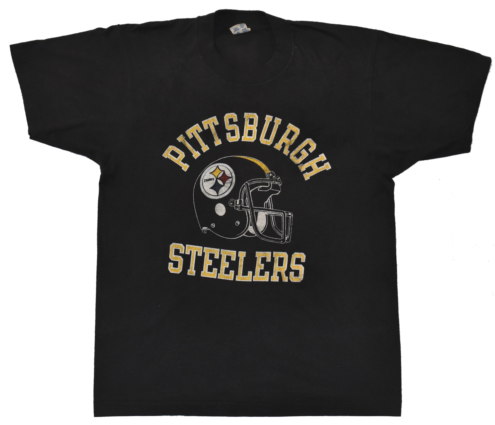 Vintage 80s Pittsburgh Steelers Champion 50/50 Blend Single Stitch Shirt | Beyond 94