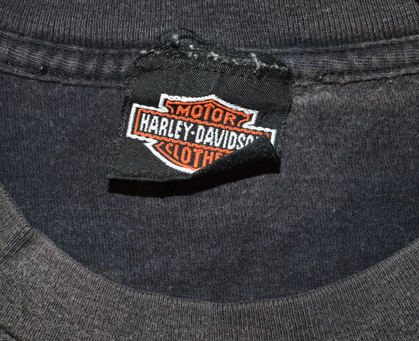 1991 Harley Davidson Night Stalker Panther Single Stitch Shirt Size Large