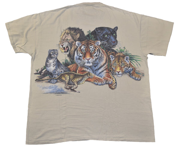 Vintage 90s Animal Kingdom Single Stitch Shirt Size XX-Large