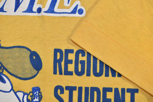 1988 DS Akron University Single Stitch Shirt Size Large