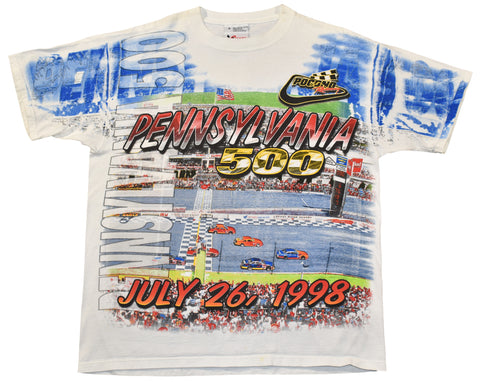 Vintage 1998 Pennsylvania 500 Pocono Nascar All Over Print Shirt | Beyond 94