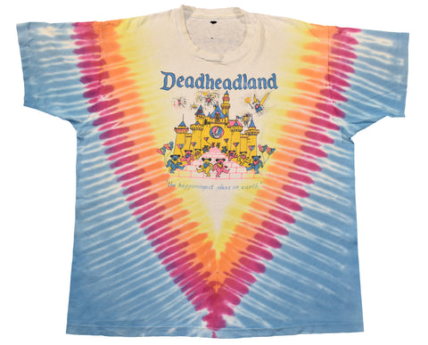 Vintage 90s Grateful Dead Deadheadland Single Stitch Band Shirt | Beyond 94