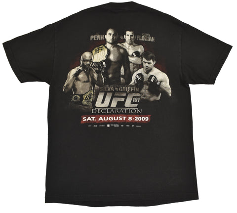 2009 UFC 101 Anderson Silva VS Forrest Griffin Fight Promo Shirt Size Large