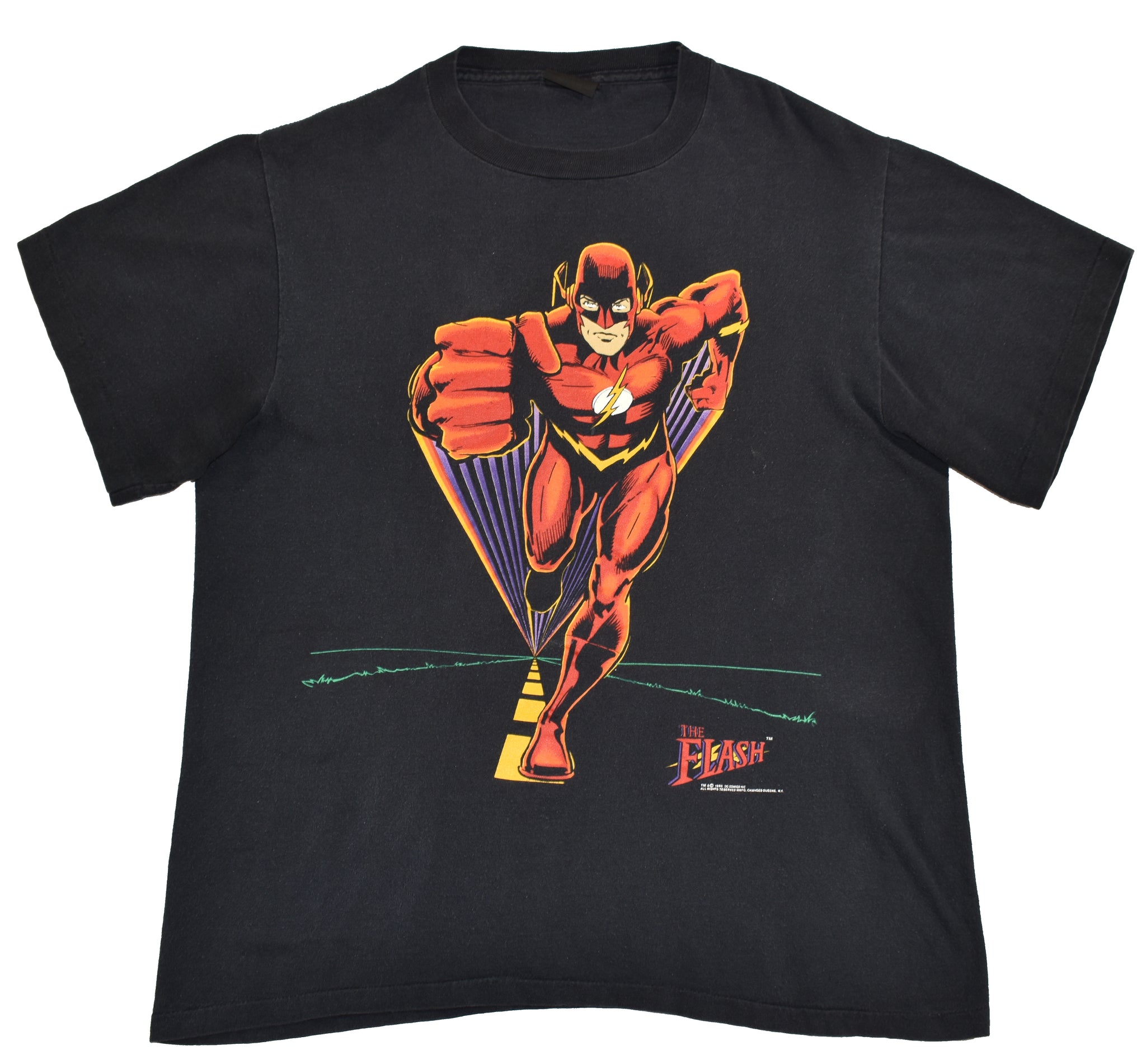 1990 DC Comics The Flash Single Stitch Shirt Size Large