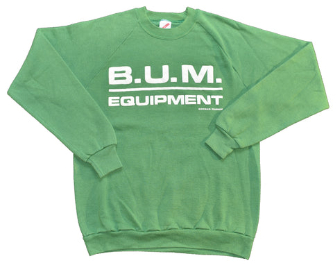 1991 B.U.M. Equipment Puff Print Sweatshirt Size Large