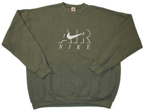 Vintage 90s DS Bootleg Nike Air Embroidered Sweatshirt | Beyond 94