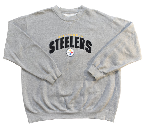 Vintage 00s Pittsburgh Steelers Embroidered Sweatshirt Size X-Large