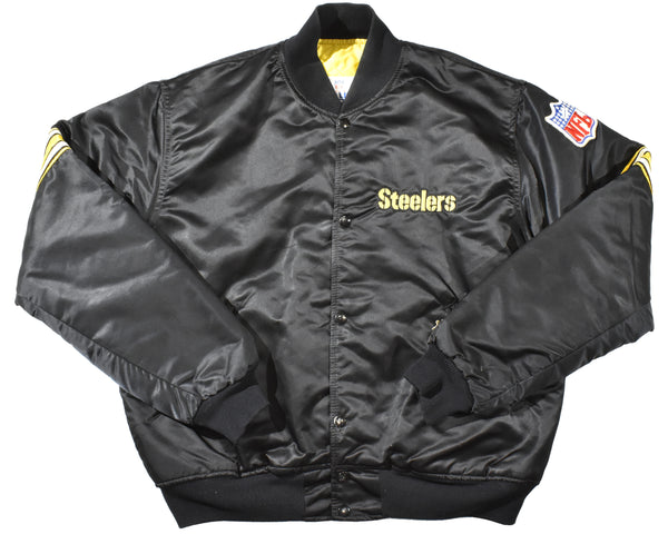 Vintage 80s Pittsburgh Steelers Starter Satin Jacket | Beyond 94