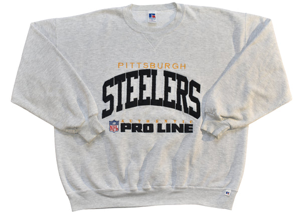 Vintage 90s Pittsburgh Steelers Proline Russell Athletic Sweatshirt Size XX-Large