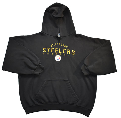 Vintage 00s Pittsburgh Steelers Logo Athletic Hoodie Size X-Large