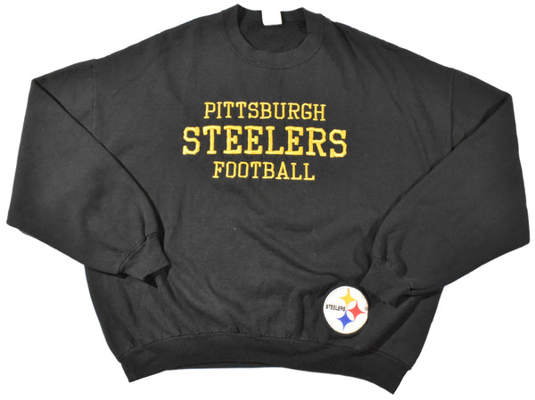 Vintage 90s Pittsburgh Steelers Embroidered Sweatshirt | Beyond 94