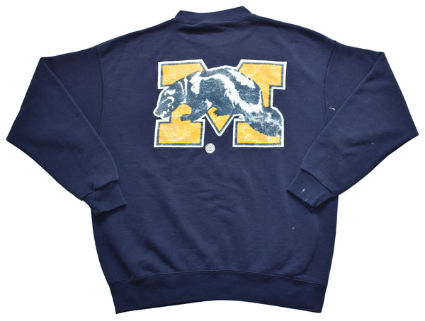 Vintage 90s Michigan Wolverines Double Sided Sweatshirt Size XX-Large