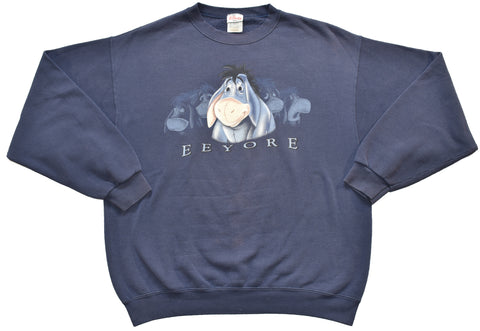 Vintage 00s Disney Eeyore Sweatshirt Size Large