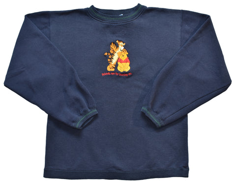 Vintage 00s Winnie The Pooh Friends Are For Leaning On Sweatshirt Size Medium