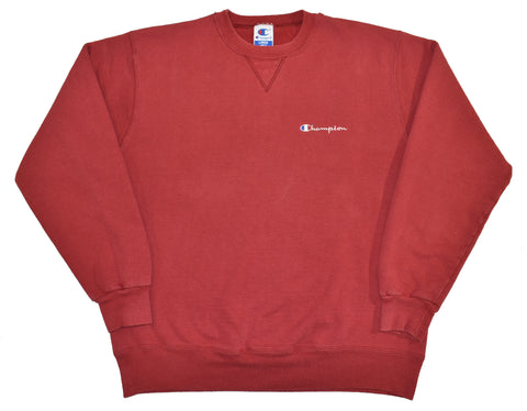 Vintage 90s Champion Embroidered Sweatshirt Size Large
