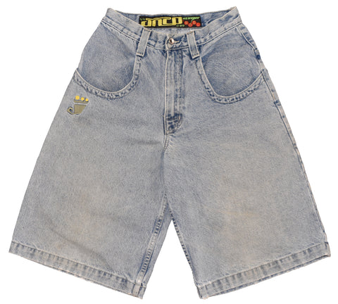 Vintage 90s JNCO Stinger Light Was Denim Shorts Size 26" x 12"