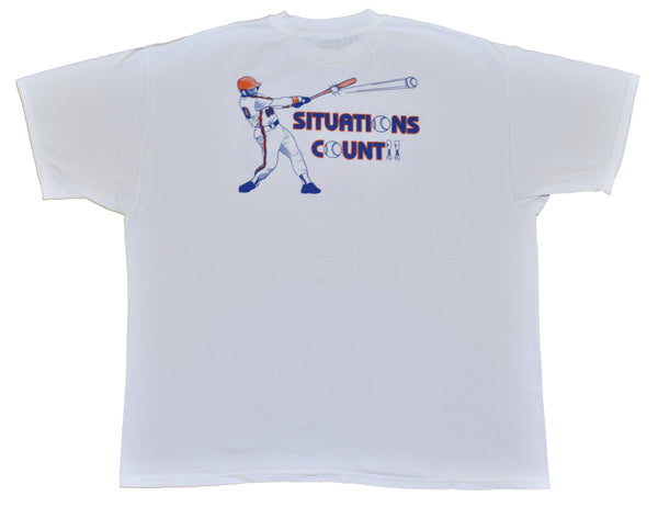 Vintage 00s New York Mets Situation Counts Shirt Size XX-Large
