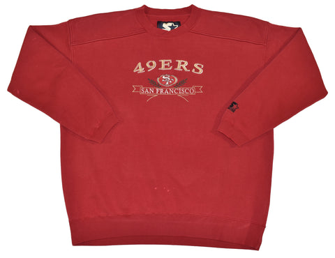 Vintage 90s San Francisco 49ers Starter Sweatshirt Size X-Large