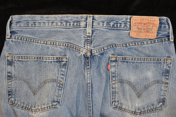 Vintage 90s Levis 501 XX Light Wash Jeans Size 36" x 34"