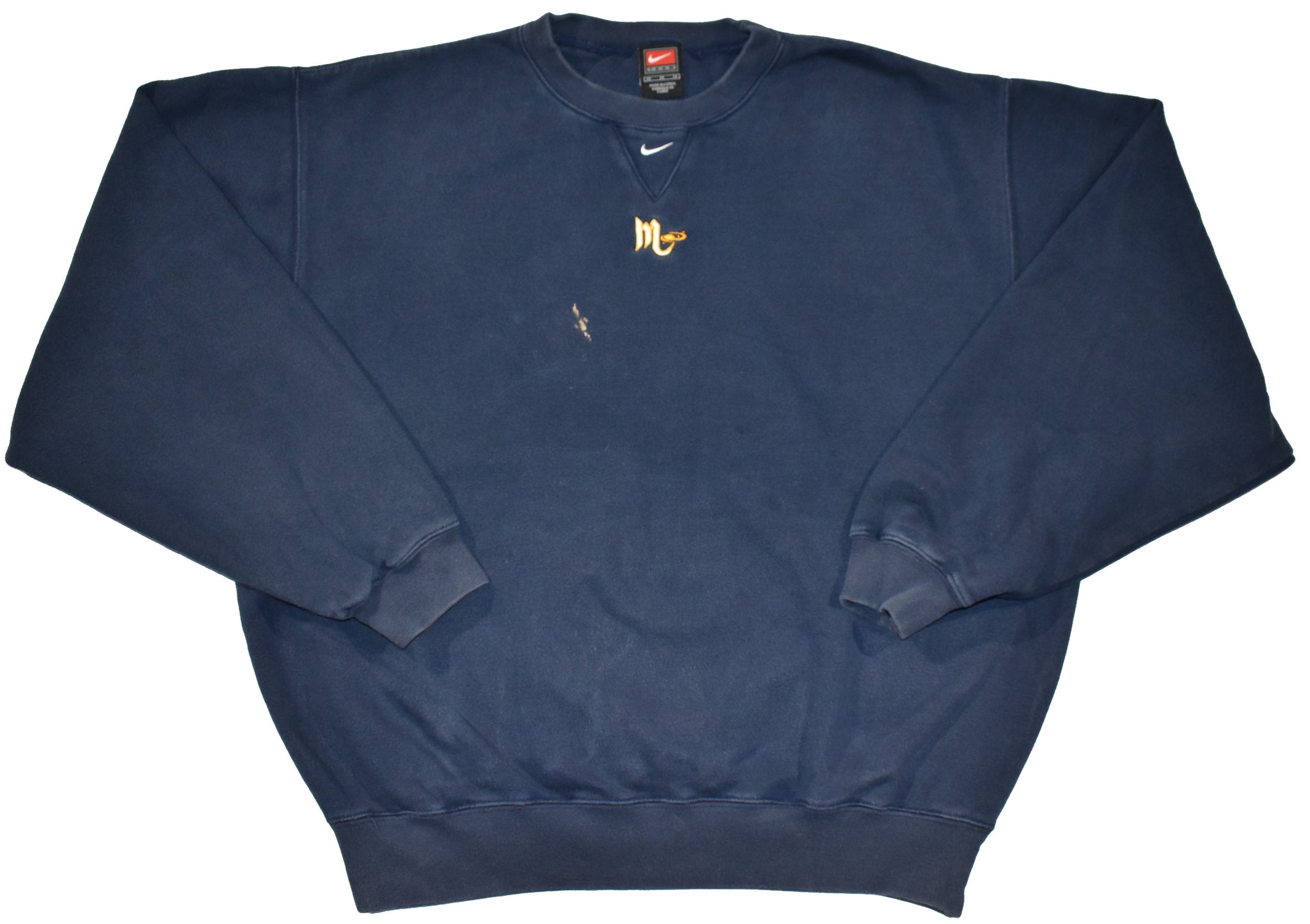 Vintage 00s Nike Embroidered Center Swoosh Sweatshirt | Beyond 94