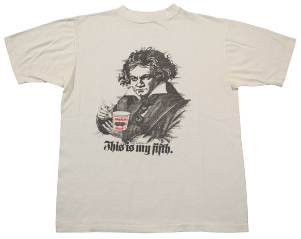 Vintage 80s Beethoven Dannon Yogurt Single Stitch Shirt | Beyond 94