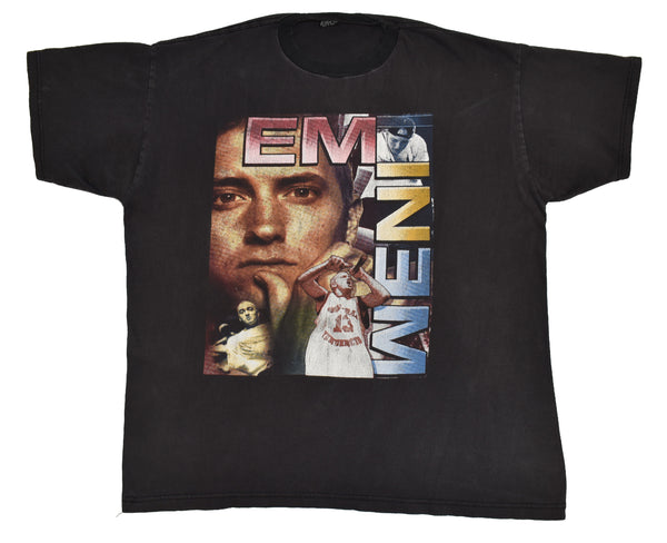 Vintage 00s Eminem 8 Mile Bootleg Rap Shirt Size X-Large