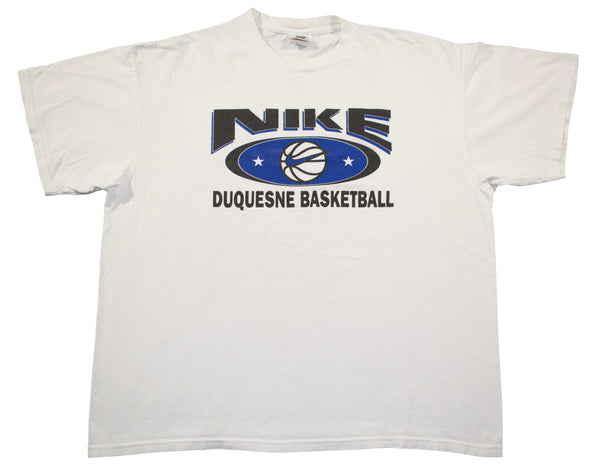 Vintage 90s Nike Duquesne University Basketball Shirt Size X-Large