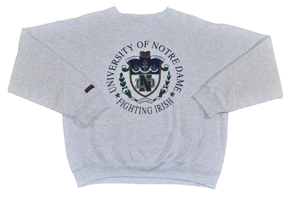 Vintage 90s Notre Dame Sweatshirt Size X-Large