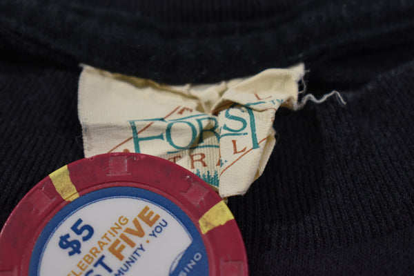 Vintage 80s Forest Trail Gold Eagle Single Stitch Pocket T Shirt Size Large
