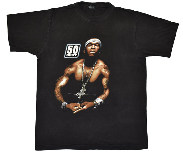Vintage 00s 50 Cent Double Sided Rap Tee Shirt | Beyond 94