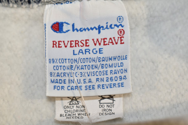 Vintage 90s Champion Stone Harbour Reverse Weave Sweatshirt Size Large