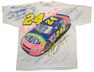 Vintage 1997 Jeff Gordon Dupont All Over Print Nascar Shirt | Beyond 94