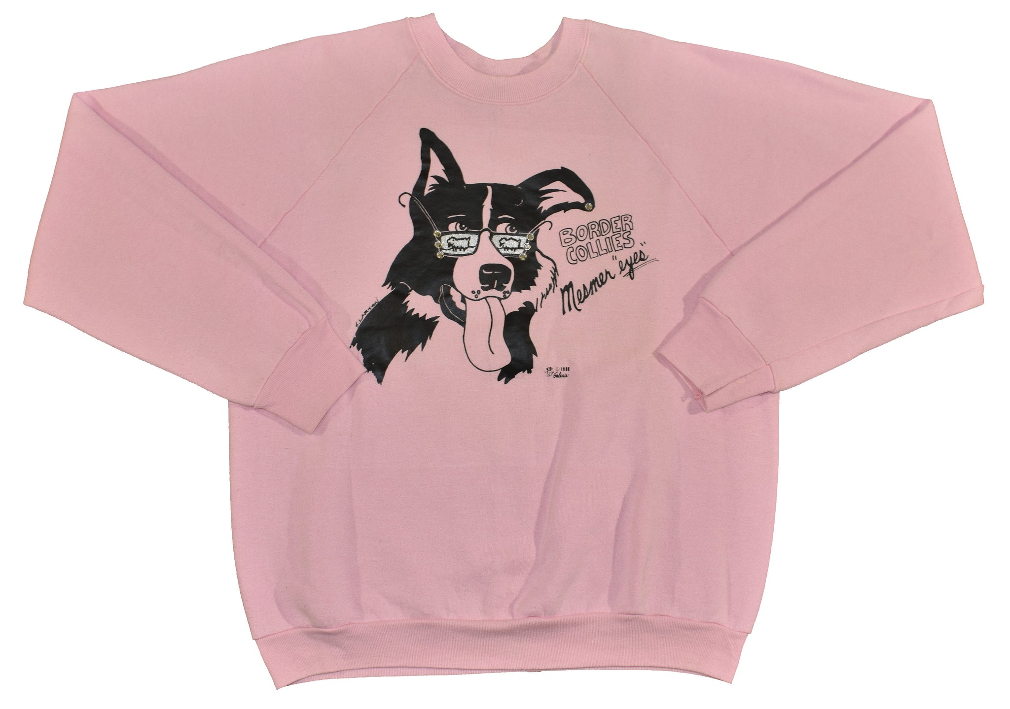 1988 Border Collies Mesmer "Eyes" Sweatshirt Size Large