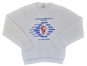 Vintage 90s Ablest Minds Software Engineer Sweatshirt Size Small