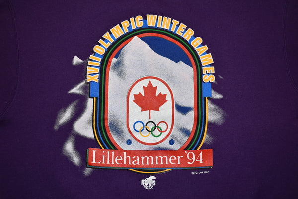 1994 Lillehammer Winter Olympics Sweatshirt Size X-Large