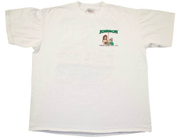 Vintage 90s Big Johnson Pool Cues Single Stitch Shirt Size X-Large