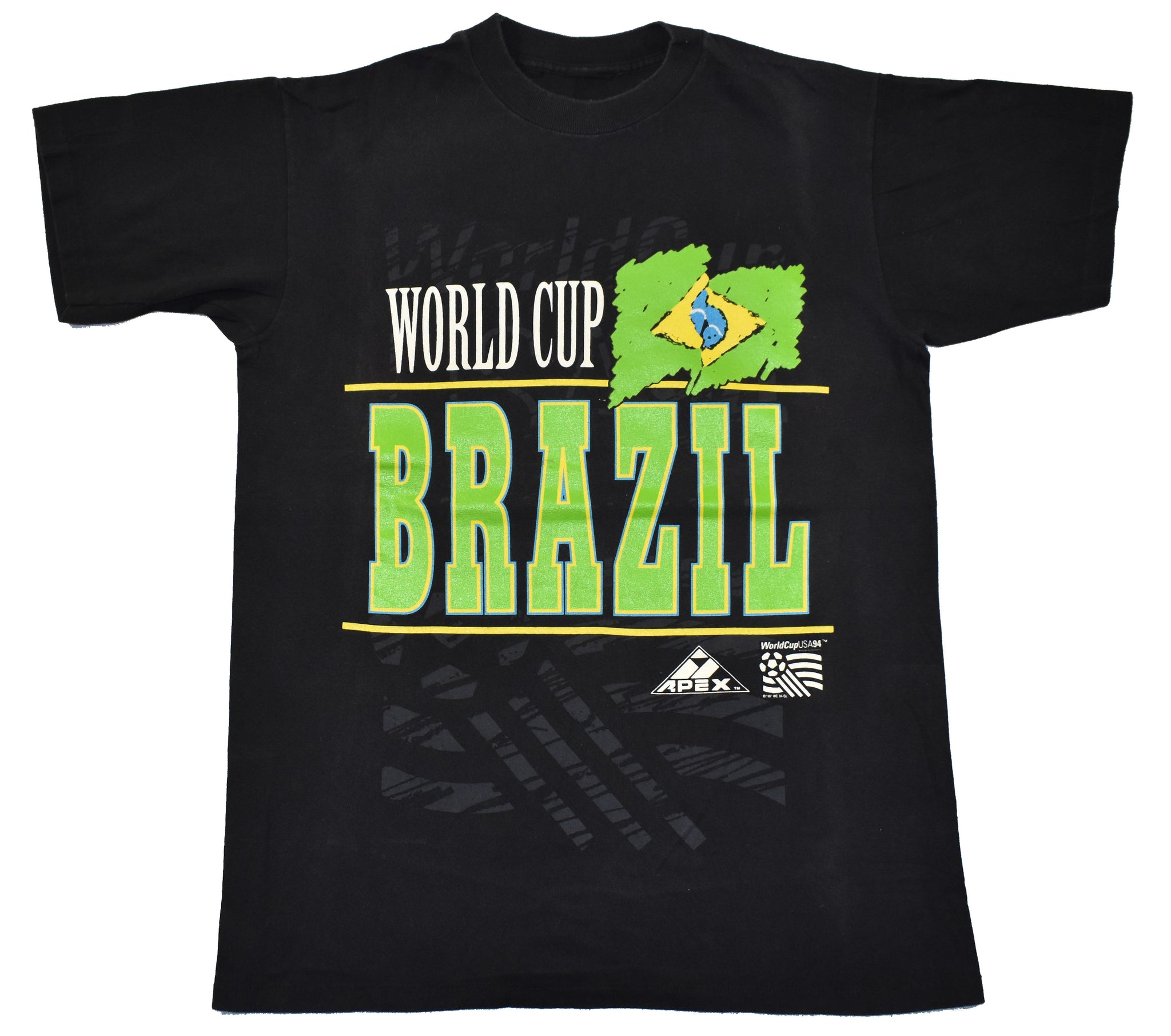 Vintage 1994 Brazil World Cup Soccer Single Stitch Shirt | Beyond 94