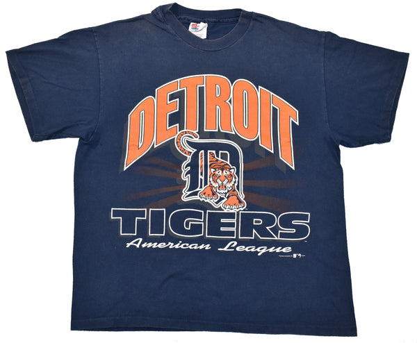 Vintage 1994 Detroit Tigers Big Logo Single Stitch Shirt | Beyond 94