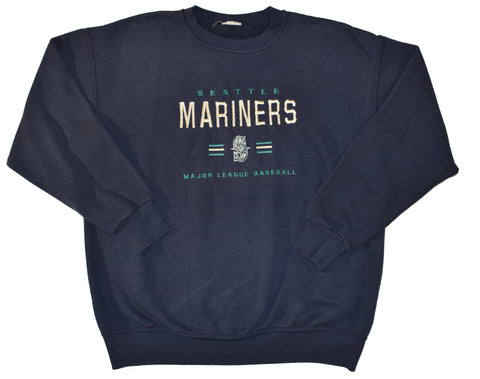 Vintage 90s Seattle Mariners Embroidered Sweatshirt Size X-Large