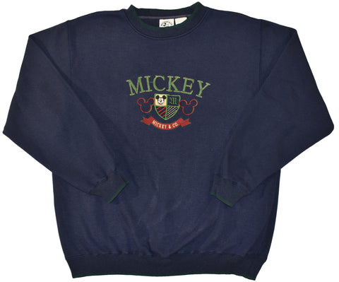 Vintage 90s Disney Mickey & Co. Embroidered Sweatshirt Size X-Large