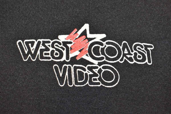 Vintage 90s West Coast Video Promo Sweatshirt Size Large