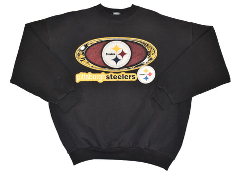 Vintage 90s Pittsburgh Steelers Logo 7 Sweatshirt Size X-Large