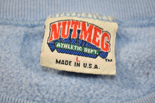 Vintage 90s North Carolina UNC Puff Print Sweatshirt Size Large