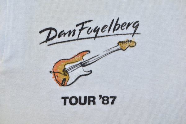 1987 Dan Fogelberg Exiles Tour Polo Shirt Size Large