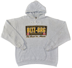 1995 Pittsburgh Steelers Blitzburgh Road To Miami Hoodie Size X-Large