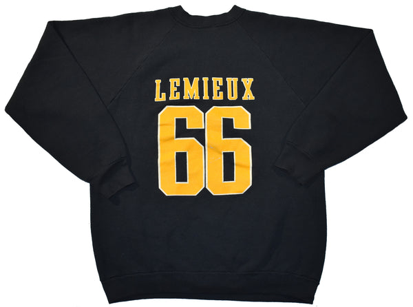 Vintage 90s Pittsburgh Penguins Mario Lemieux 66 Sweatshirt | Beyond 94