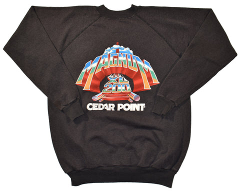 Vintage 1989 Cedar Point Magnum XL-200 Roller Coaster Amusement Park Sweatshirt | Beyond 94