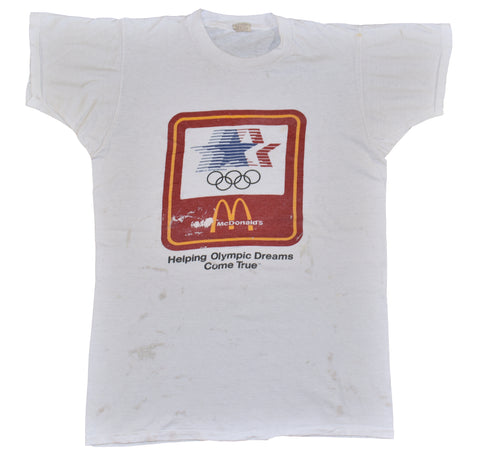 1980 Summer Olympics McDonald’s Promo Single Stitch Shirt Size Medium