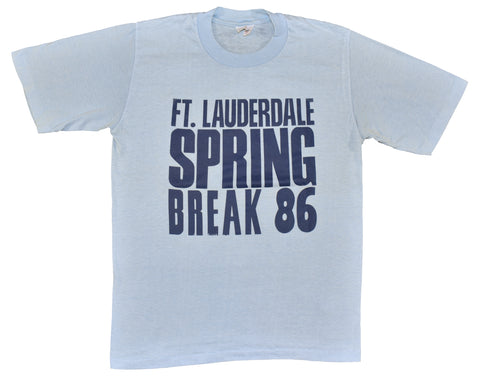 1986 Ft. Lauderdale Spring Break Single Stitch Shirt Size Medium