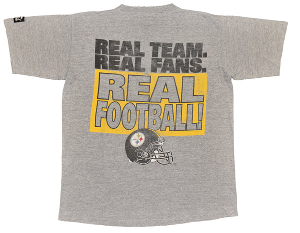 1995 Pittsburgh Steelers Real Fans Real Tam Starter Shirt Size Large